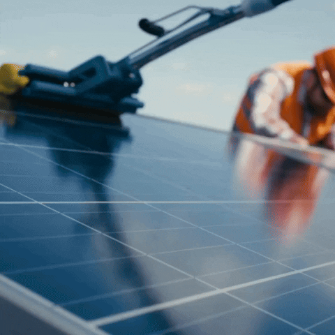 Solar Panel Cleaning Brush